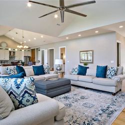 NICS of Hickory - Living Room from Fire Damage Rebuild