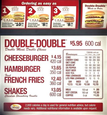 Menu photo 3 In-N-Out Burger Santa Nella, CA