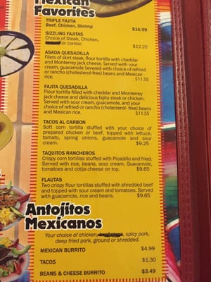 Menu photo 5 El Jalisciense Mexican Restaurant Kemmerer, WY Menu photo 5 El Jalisciense Mexican Restaurant Kemmerer, WY