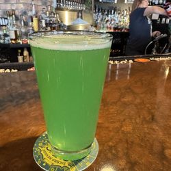 Big Top Brewhouse - St. Patrick day green beer!