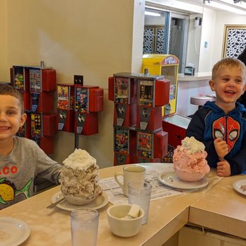 Superior Dairy - Two dorks eating a mountain of ice cream! - Ice Cream & Frozen Yogurt Near Me - Hanford, California Superior Dairy - Two dorks eating a mountain of ice cream! - Ice Cream & Frozen Yogurt Near Me - Hanford, California