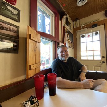Whitehouse Restaurant - Dining area has 6 booths. With the current dine-in restrictions, most people were ordering take-out. - Diners Near Me - Clare, Michigan