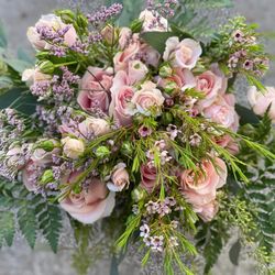 Flor on Fourth - Blush Pink Rose Bouquet.
