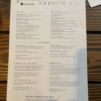The Lola - Brunch menu - Cocktail Bars Near Me - Glendale, Arizona The Lola - Brunch menu - Cocktail Bars Near Me - Glendale, Arizona