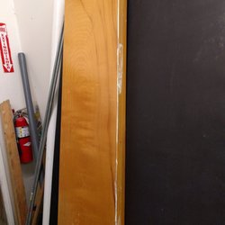 Habitat for Humanity ReStore - These are solid bi-fold doors which cost more than $100 a pair at most large hardware chainstores. Here this pair is $25