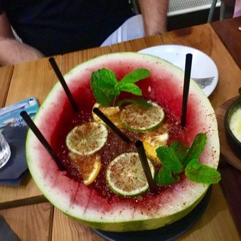 ATX Cocina - Watermelon bowl of drunken goodness - Mexican Near Me - Austin, Texas