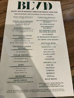 Menu photo 3 BLVD Park Houston, TX Menu photo 3 BLVD Park Houston, TX