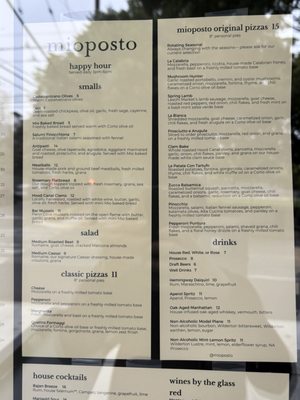 Menu photo 2 Mioposto Seattle, WA Menu photo 2 Mioposto Seattle, WA