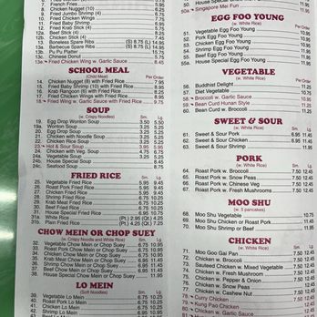 China Wok - Menu 2 11/2024 - Chinese Near Me - Cape Coral, Florida