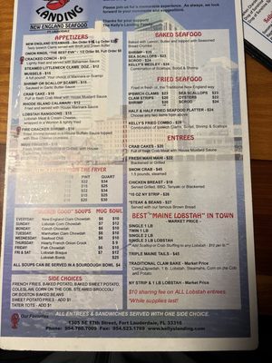 Menu photo 8 Kelly's Landing Fort Lauderdale, FL Menu photo 8 Kelly's Landing Fort Lauderdale, FL