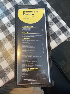 Menu photo 7 Johnnie's Tavern Columbus, OH