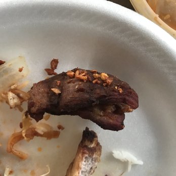 Thai On Main - $8.95 for re-heated Pork Back Ribs - disgusting - I'd be utterly embarrassed to serve this to anyone! - Thai Near Me - Seal Beach, California