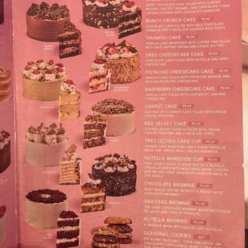 Keik Restaurant - Cake menu - Desserts Near Me - Doral, Florida
