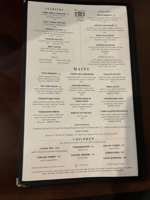 Menu photo 7 Sullivans Metropolitan Grill Anderson, SC