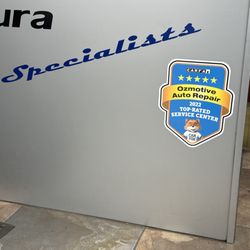 Ozmotive Auto Repair - Top Rating award!