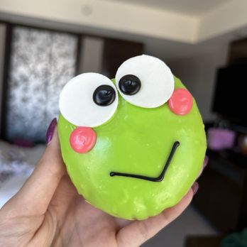 Hello Kitty Cafe - Keroppi donut - Desserts Near Me - Las Vegas, Nevada Hello Kitty Cafe - Keroppi donut - Desserts Near Me - Las Vegas, Nevada