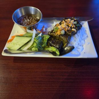 Saigon Restaurant and Bar - Grilled grape leaf beef rolls - Vietnamese Near Me - Cleveland, Ohio Saigon Restaurant and Bar - Grilled grape leaf beef rolls - Vietnamese Near Me - Cleveland, Ohio