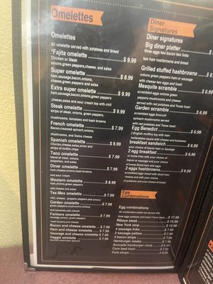 Menu photo 2 Mesquite Diner II Mesquite, TX Menu photo 2 Mesquite Diner II Mesquite, TX