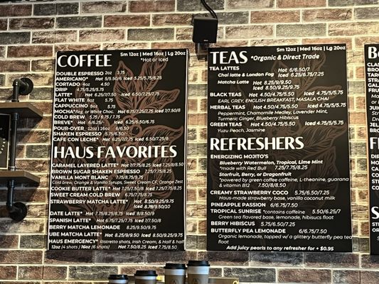 Menu photo 1 Grind Haus Coffee Lutz, FL
