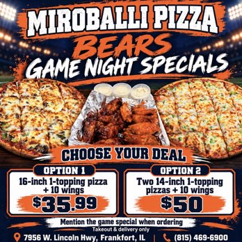 Miroballi Pizza - Pizza Near Me - Frankfort, Illinois Miroballi Pizza - Pizza Near Me - Frankfort, Illinois