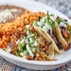 Sol Azteca Mexican Kitchen - Street Taco Plate.