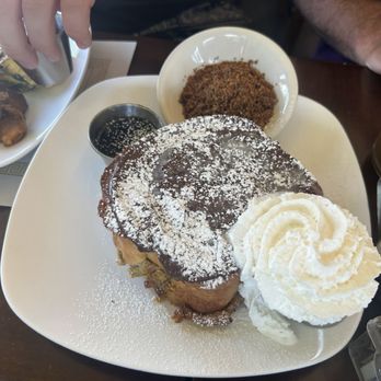Morning Rose Cafe - Dubai chocolate stuff French toast! To die for!! - Cafes Near Me - Bellmore, New York Morning Rose Cafe - Dubai chocolate stuff French toast! To die for!! - Cafes Near Me - Bellmore, New York
