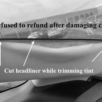 Auto Impressions - headliner cut and water stains - Auto Glass Services Near Me - Copperas Cove, Texas