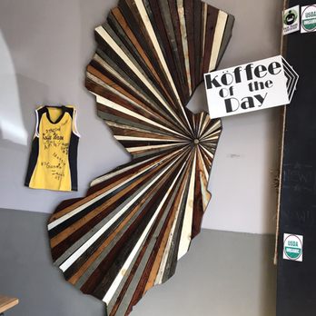 Roast’d Coffee - Jersey Starburst by a local artist, I hope someone can update this with the info! Awesome. - Coffee & Tea Near Me - Hasbrouck Heights, New Jersey