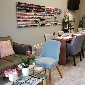 SL Nail & Spa Angelic - The left side of the salon is the station for manicures. - Nail Salons Near Me - Chicago, Illinois