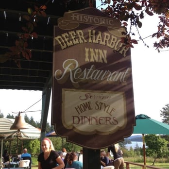 Deer Harbor Inn Restaurant - Entrance to deck. - Seafood Near Me - Deer Harbor, Washington Deer Harbor Inn Restaurant - Entrance to deck. - Seafood Near Me - Deer Harbor, Washington