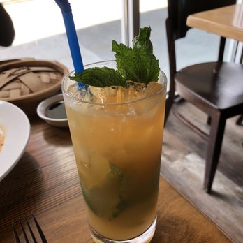 Momo Mee - Filipino Dragon - Bacardi Gold, Pineapple Juice, Orange Juice, Mint - Pan Asian Near Me - Milwaukee, Wisconsin