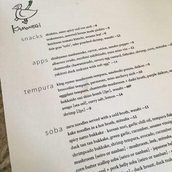 Kamonegi - Japanese Near Me - Seattle, Washington