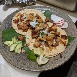 Adobo - Pork Sisig Tacos