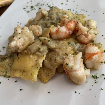 Osteria Al Mariner - Sea Bass Ravioli - Special for the Day - Italian Near Me - Venezia, VE Osteria Al Mariner - Sea Bass Ravioli - Special for the Day - Italian Near Me - Venezia, VE