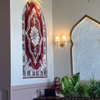 Shaghf Cafe - Beautiful Wall tapestry - Coffee & Tea Near Me - Cypress, Texas