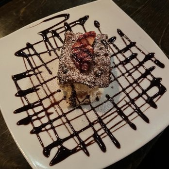 The Mystic Kitchen & Tasting Room - Tiramisu was unconventional but tasty. - Cocktail Bars Near Me - Bloomington, Illinois
