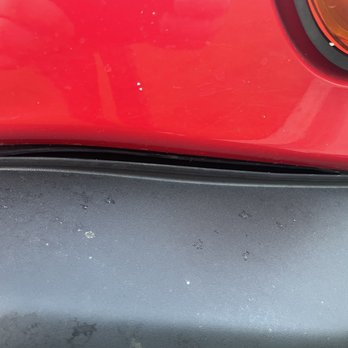 Caliber Collision - The "repaired" fender which is bent out leaving a huge gap. - Body Shops Near Me - Huntington Beach, California Caliber Collision - The "repaired" fender which is bent out leaving a huge gap. - Body Shops Near Me - Huntington Beach, California