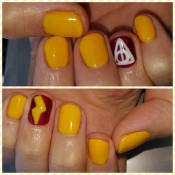 KsBeaute - Harry Potter designs done with a paintbrush by Mela. Specific to my requests. - Nail Technicians Near Me