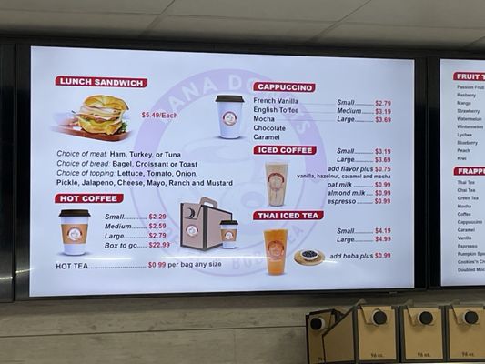 Menu photo 1 Pana Donuts Coffee And Boba Tea Lafayette, IN Menu photo 1 Pana Donuts Coffee And Boba Tea Lafayette, IN