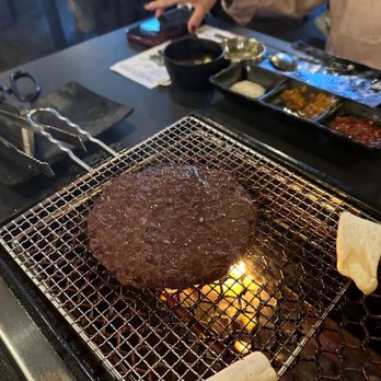 Origin Korean BBQ - Marinated prime short rib patty - Korean Near Me - Los Angeles, California Origin Korean BBQ - Marinated prime short rib patty - Korean Near Me - Los Angeles, California