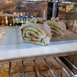 B & B Bakery and Boba - Matcha and Strawberry Pavlova