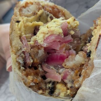 LJ's Lil' Cafe - Pastrami burrito - flavors so on point but less meat in my batch - Breakfast & Brunch Near Me - Orange, California LJ's Lil' Cafe - Pastrami burrito - flavors so on point but less meat in my batch - Breakfast & Brunch Near Me - Orange, California