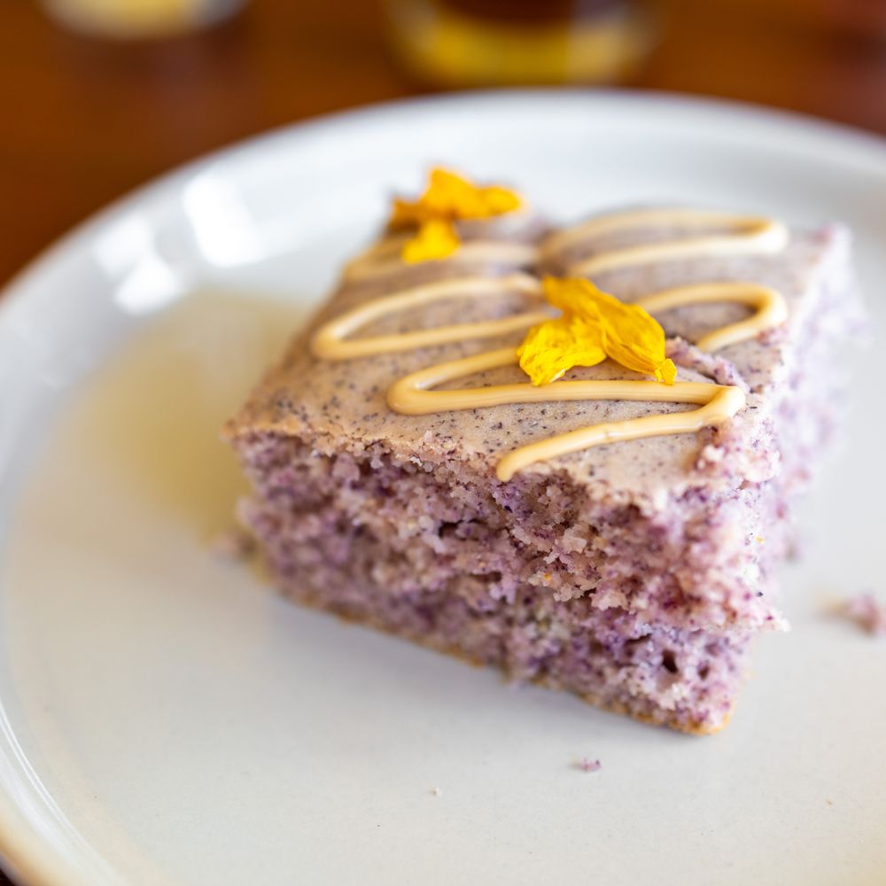 Wahpepah’s Kitchen - Methiikwaki Piipiskiihi - Blue Corn Bread ($6) - Salad Near Me - Oakland, California Wahpepah’s Kitchen - Methiikwaki Piipiskiihi - Blue Corn Bread ($6) - Salad Near Me - Oakland, California