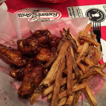 Foster's Grille - 9 wings "basket" with fries. Ranch 50 cents extra - American Near Me - Manassas, Virginia