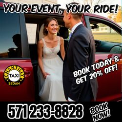 Chantilly Taxi Sedan - Life's too short to stress over traffic in Fairfax, Arlington, Chantilly, or Alexandria. Let us handle the roads while you sit back, relax,