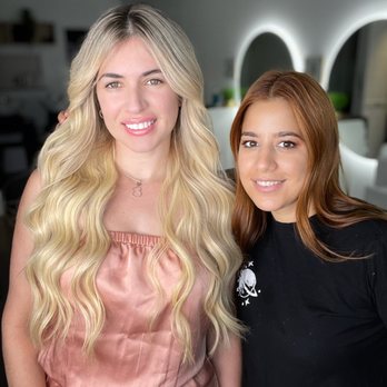EliG Hair Design - Balayage with hair extensions - Hair Stylists Near Me - Miami, Florida EliG Hair Design - Balayage with hair extensions - Hair Stylists Near Me - Miami, Florida