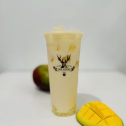 The Alley - MANGO JASMINE GREEN MILK TEA  (22 oz)