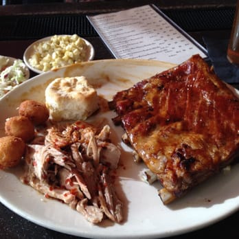 The Pit - Carolina ribs, pulled pork, cream corn, & cole slaw. - Barbeque Near Me - Raleigh, North Carolina