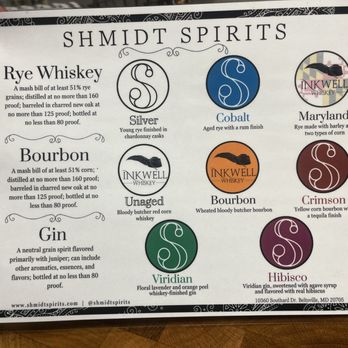 Shmidt Spirits - Tasting and bottles for sale - Distilleries Near Me - Beltsville, Maryland