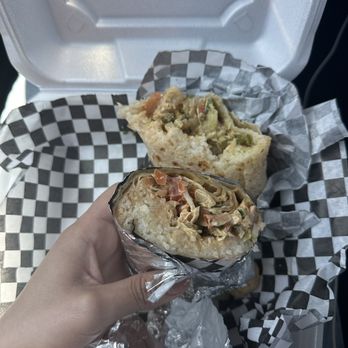 Off The Hook Fish Grill - No shrimp aka veggie wrap - Seafood Near Me - Whittier, California Off The Hook Fish Grill - No shrimp aka veggie wrap - Seafood Near Me - Whittier, California